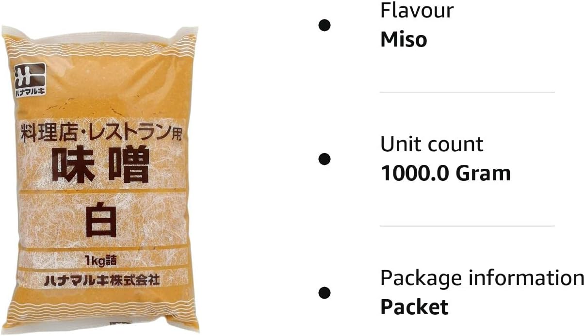 Hanamaruki White Miso Paste - 1kg Jar