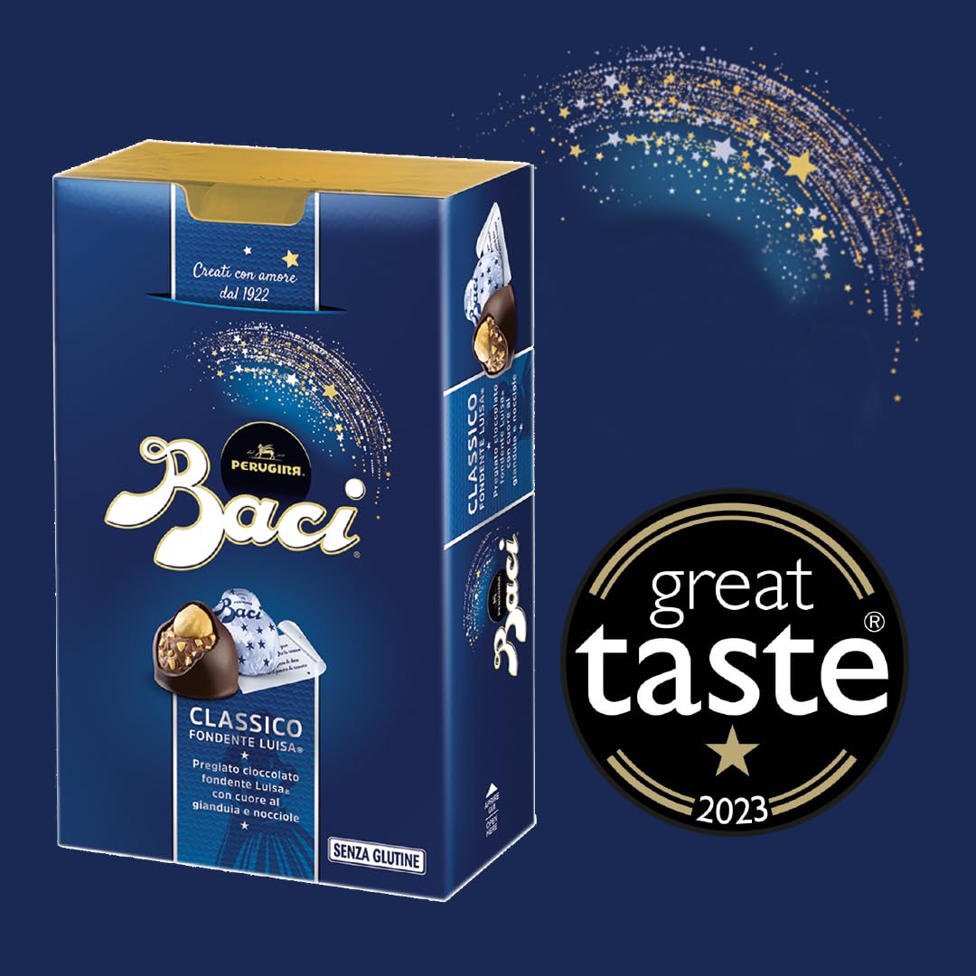 BACI Original Dark Bijou - Chocolate Truffles with Hazelnut, Gluten Free, 175g 3