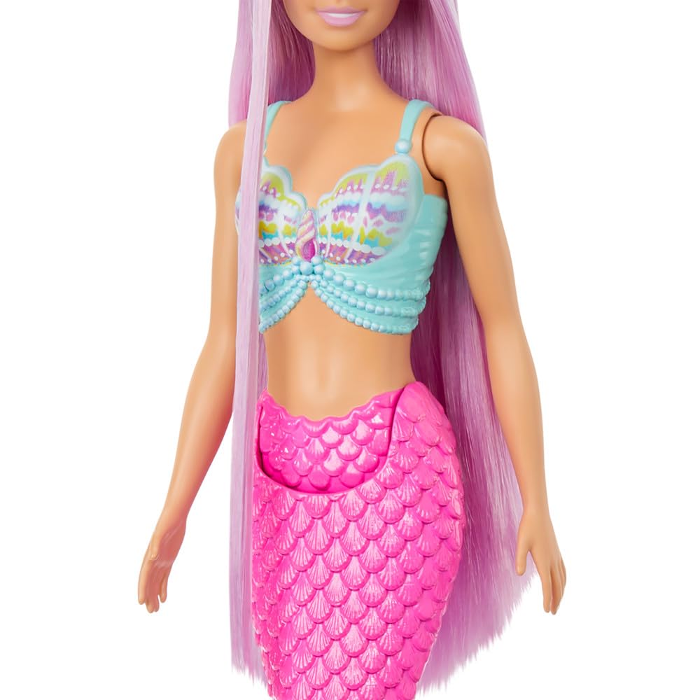 Barbie Mermaid Doll with 7-Inch Pink Fantasy Hair & Styling Accessories - Inspired by A Touch of Magic 8