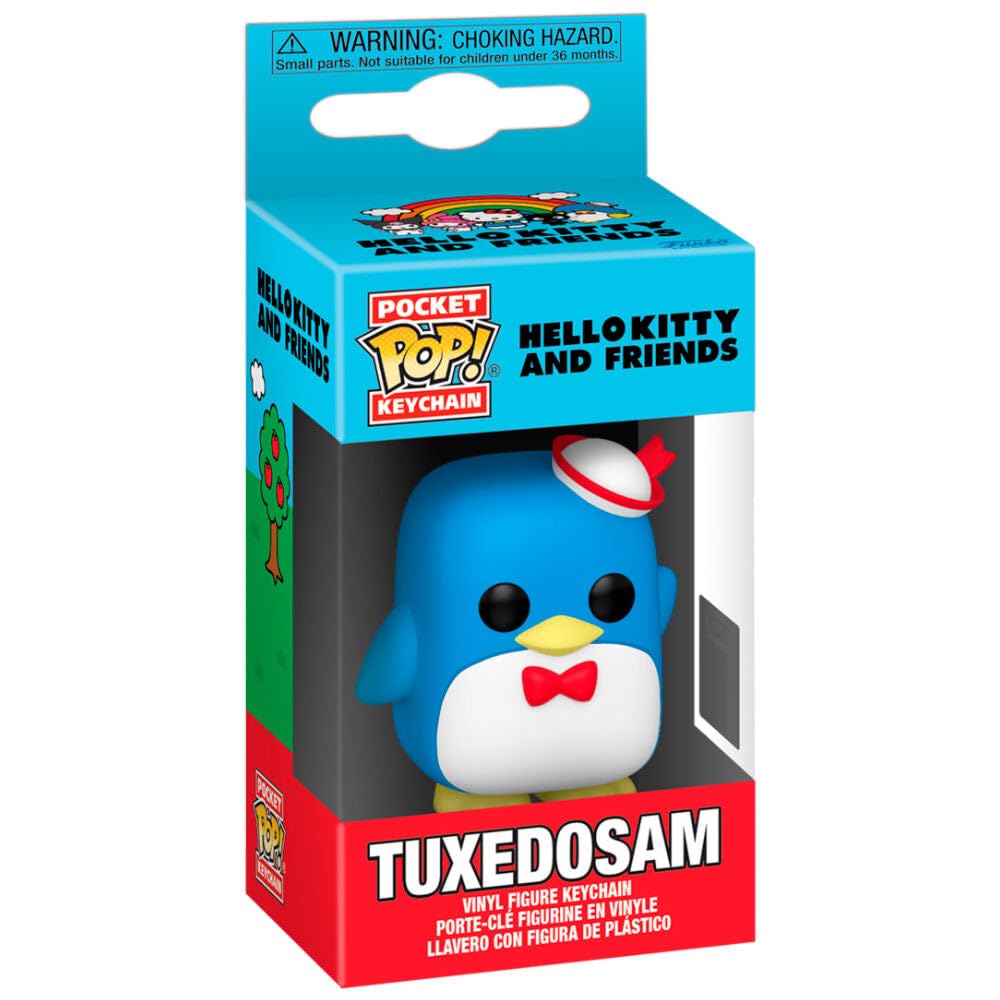 Funko Sanrio - Tuxedosam Chibi Character Collectable Vinyl Keychain Figure | 3.75 Inches 1