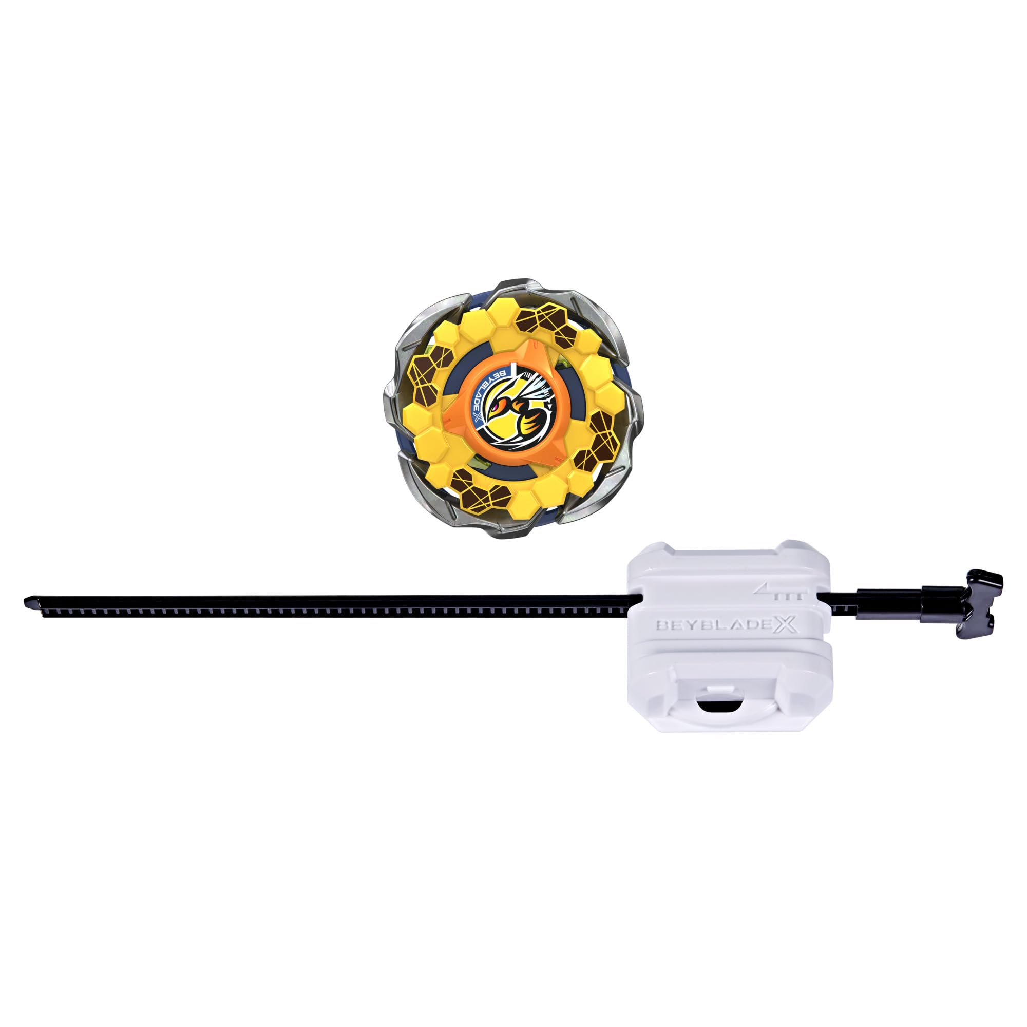 Hasbro Beyblade X Fort Hornet R 7-60T CX Starter Pack Top and Launcher | Right-Spin Balance Type | Ages 8+