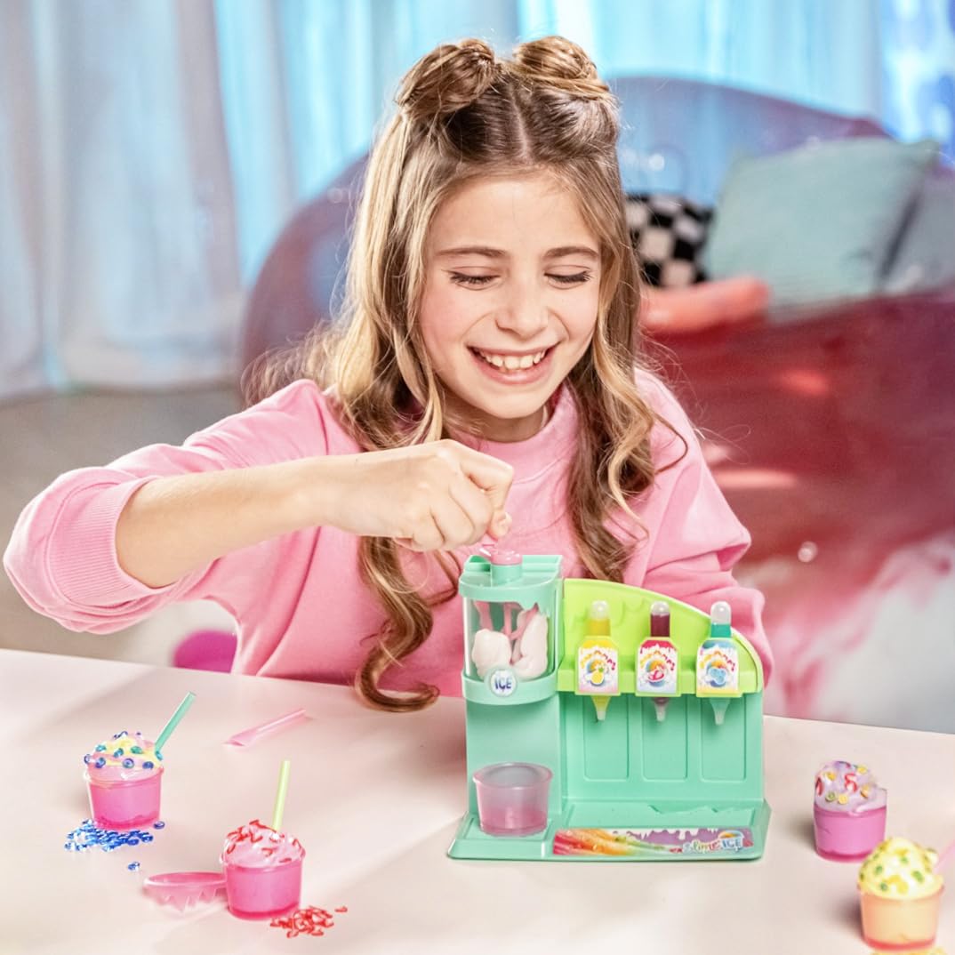 So Slime Slime-Ice Machine - Make Scented Snow-Cone Slime with 3 Dyes & Decorations