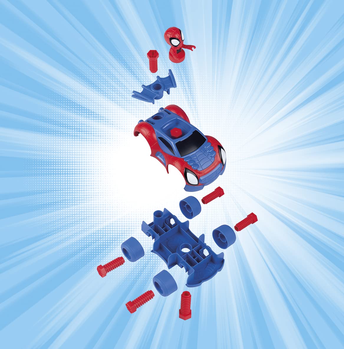 Smoby Spidey and His Amazing Friends Tool Box - Build Spidey's Crawler with Tools & Figure 12
