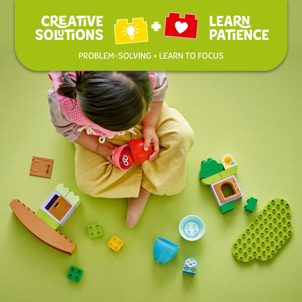 LEGO DUPLO My First Balancing & Stacking Tree - Educational Building Toy for Toddlers 18 Months+ 5