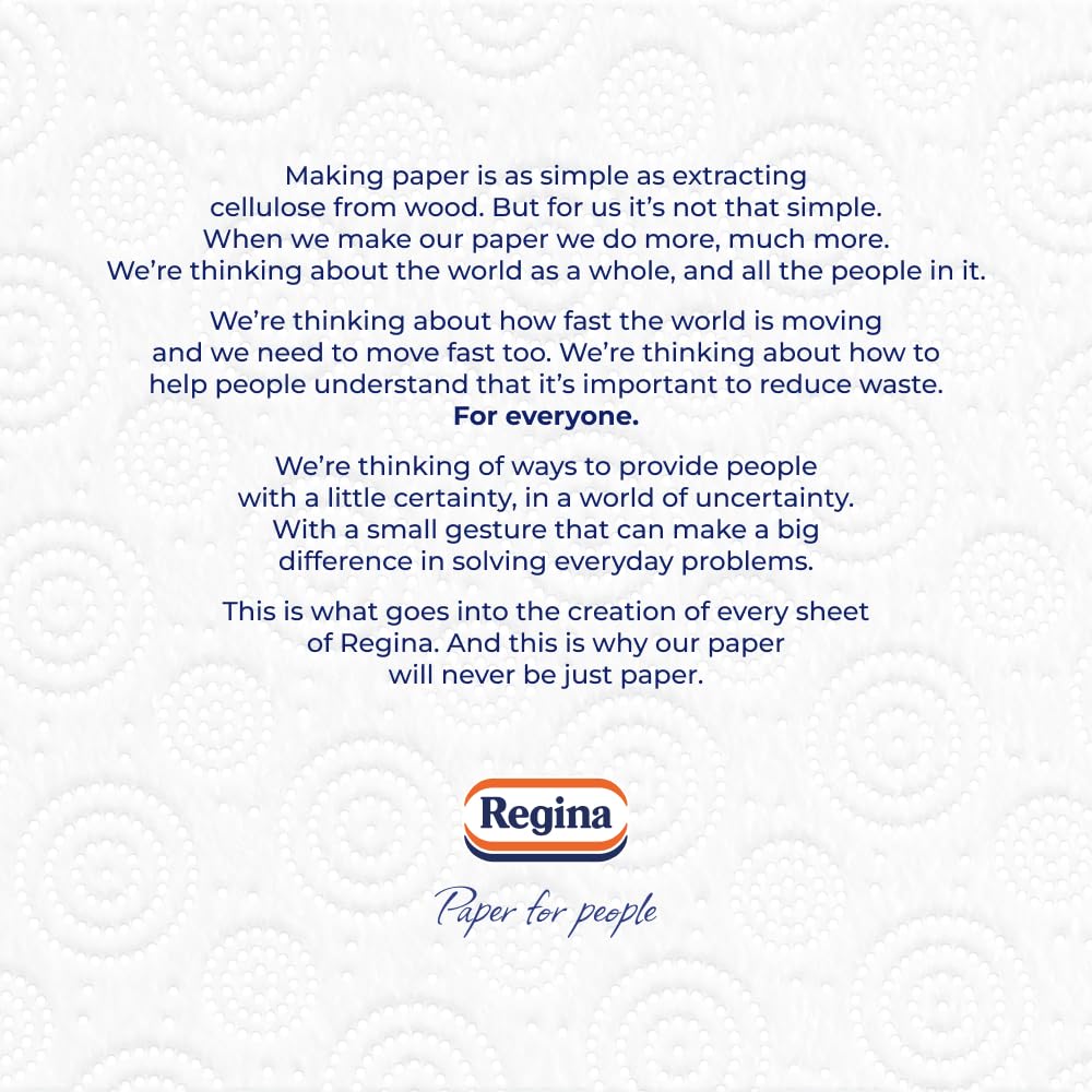 Regina Absorb Kitchen Towels – 8 Rolls, 75 Sheets per Roll, 2-Ply Super Absorbent Paper Towels 4