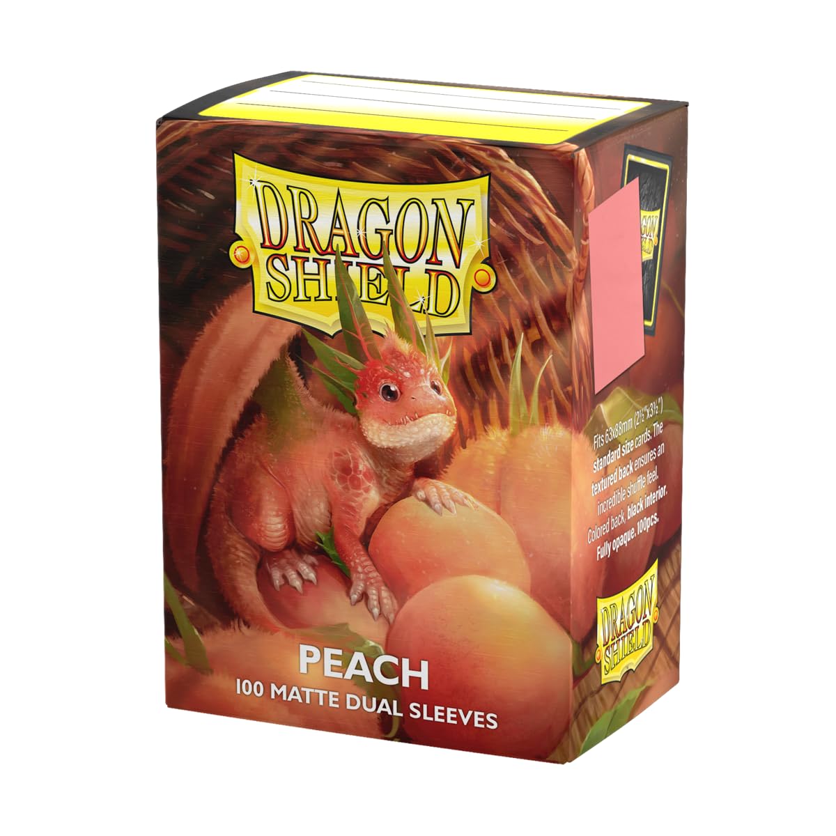 Dragon Shield Standard - Dual Matte Peach (100 Sleeves)