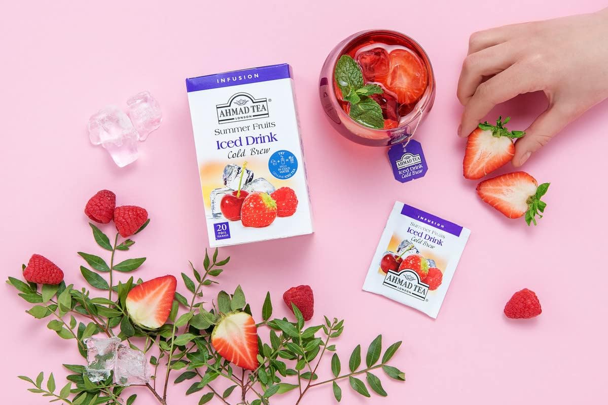 Ahmad Tea - Summer Fruits Cold Brew Infusion Tea - 20 Teabag Sachets 5