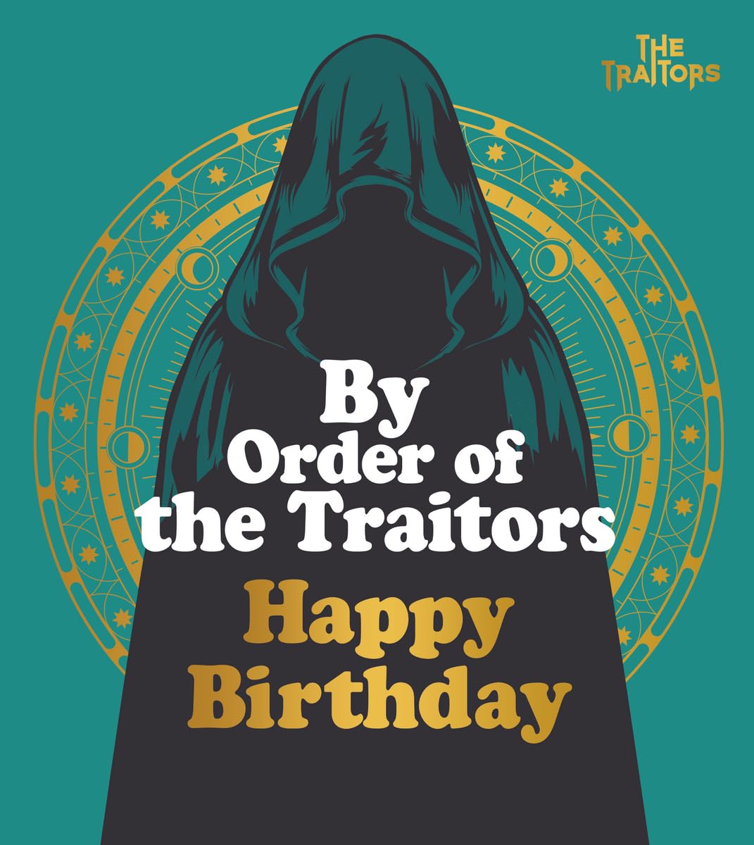 Danilo Promotions LTD The Traitors Birthday Card | Standard Size | Blank Inside