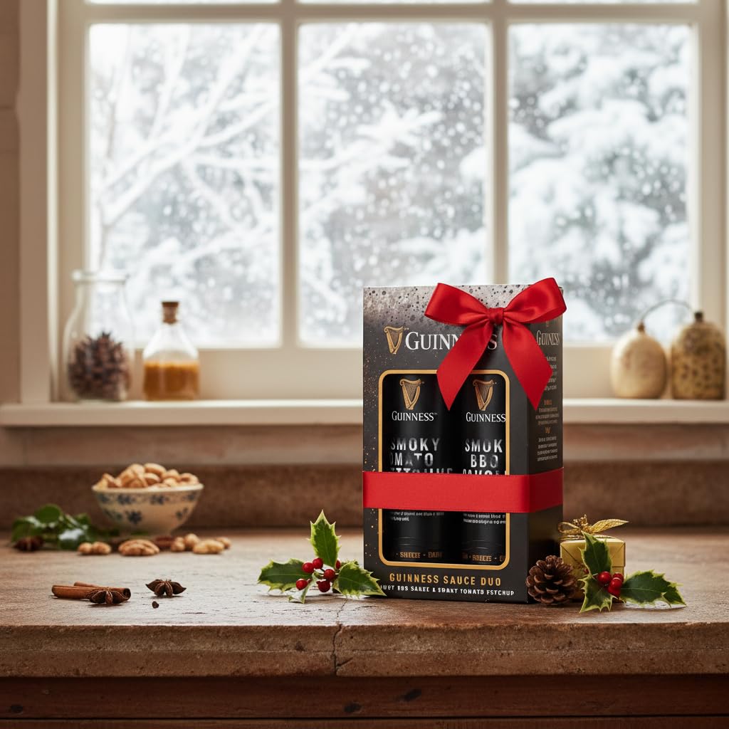 Guinness - Duo Barbecue Sauces Gift Set with Smoky BBQ Sauce & Tomato Ketchup 2