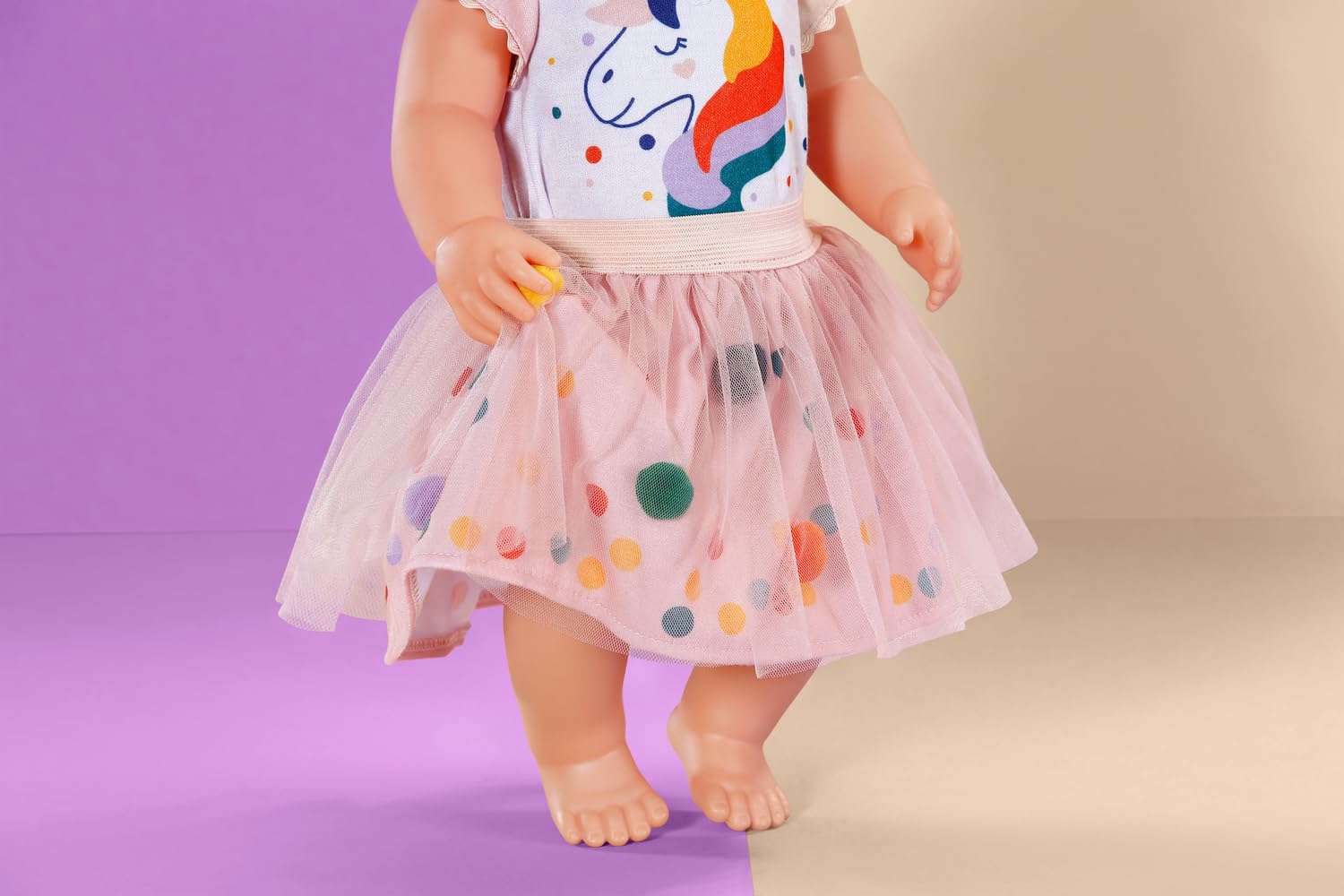 BABY born Unicorn Tutu Dress - 2-Piece Outfit for 43cm Dolls 6