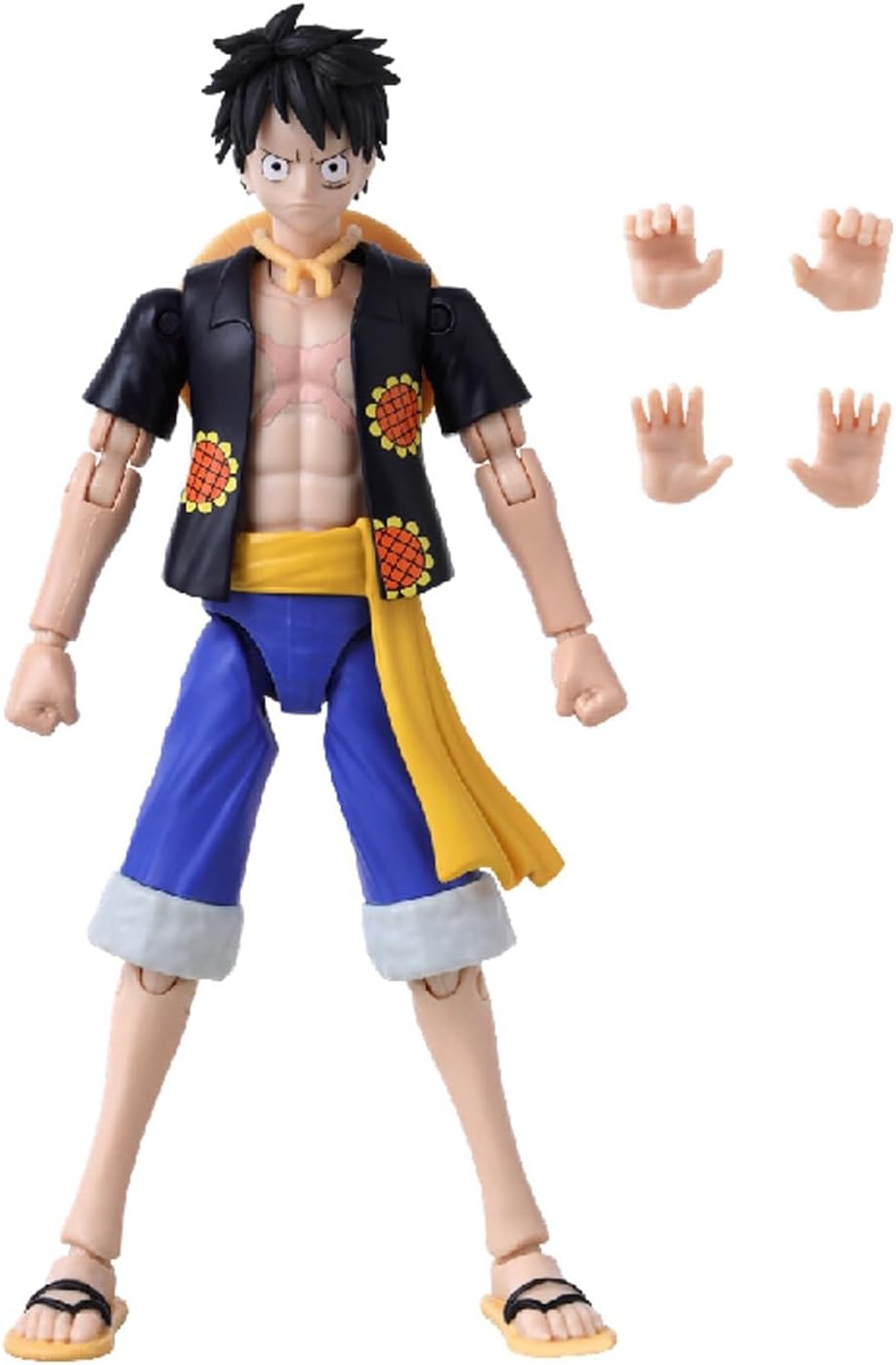Monkey D. Luffy 'Dressrosa Version' Action Figure - 17cm Anime Heroes Collectible by Bandai 5
