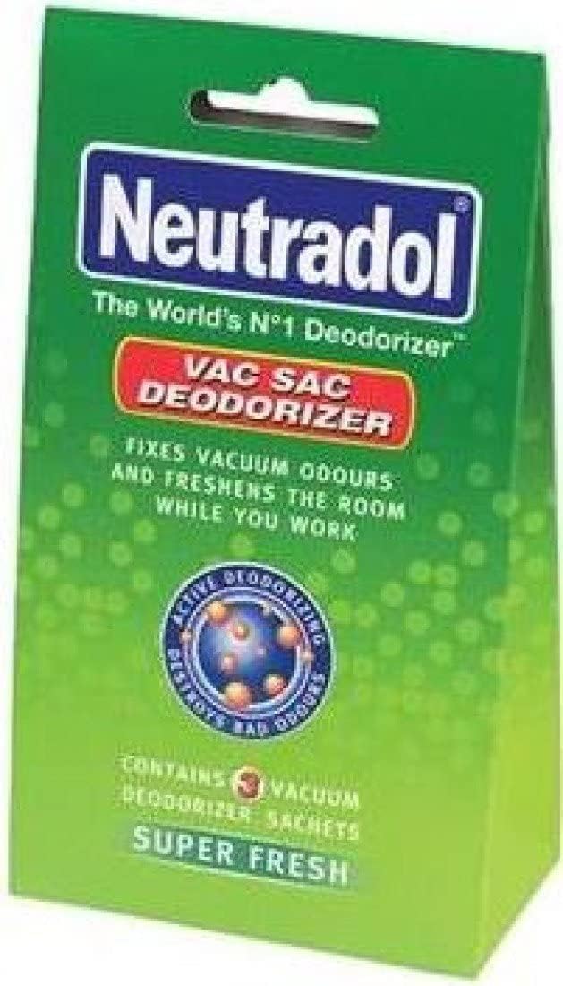 Neutradol Super Fresh Vacuum Deodorizer Satchets (Pack of 6)