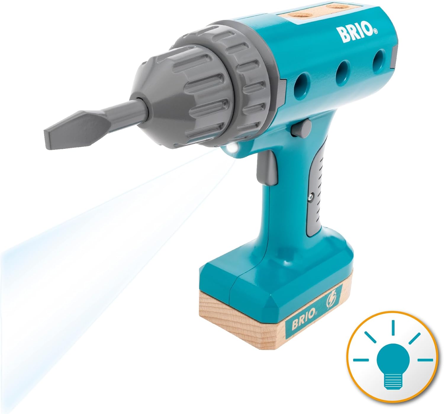 BRIO Builder Screwdriver Power Tool - STEM Construction Toy for Kids 4
