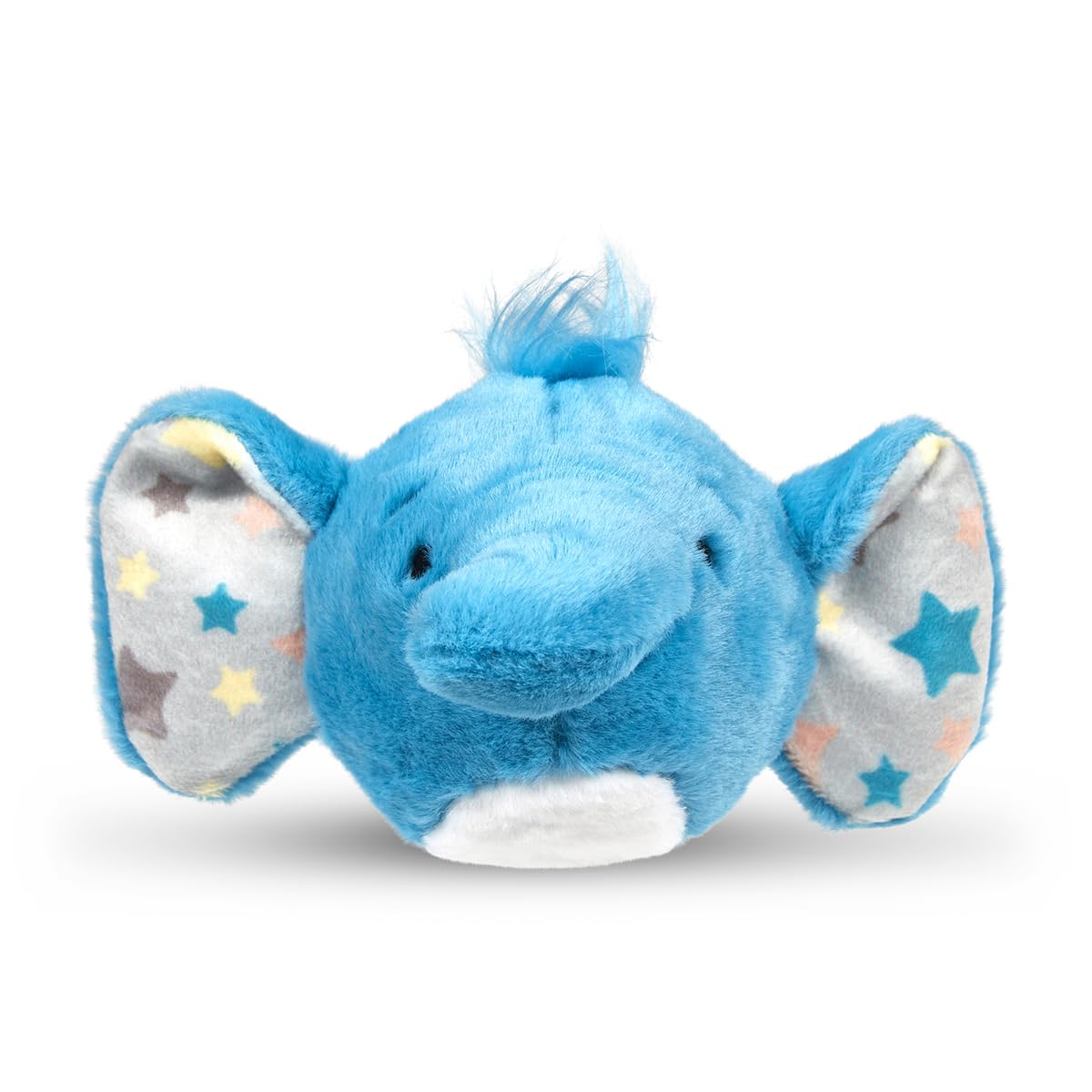 Petface Little Petface Esmee Elephant Ball Plush Dog Toy - Built-in Squeaker | Puppy Friendly 1