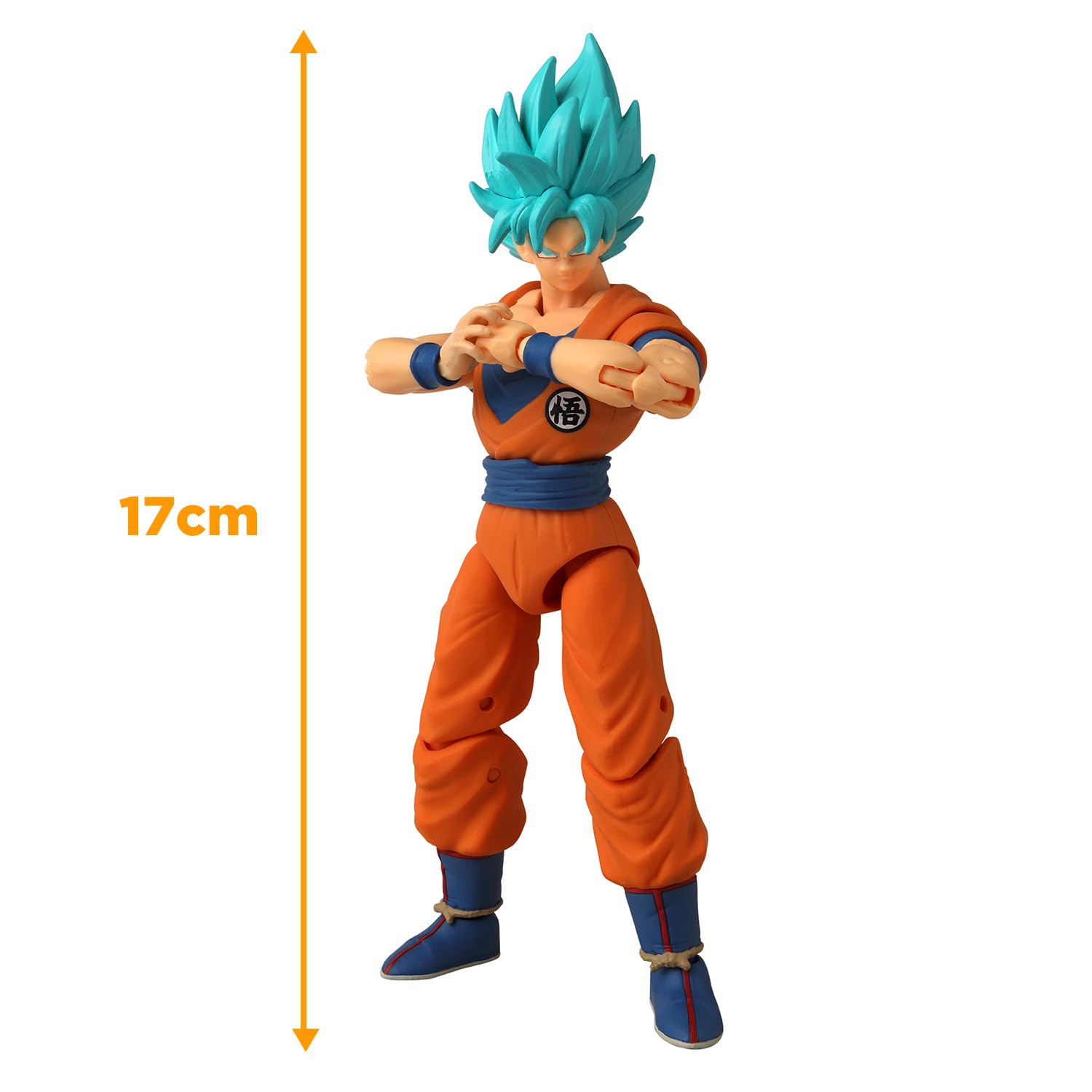 Dragon Ball Super Saiyan Blue Goku V2 Action Figure - 17cm Articulated Collectible 4
