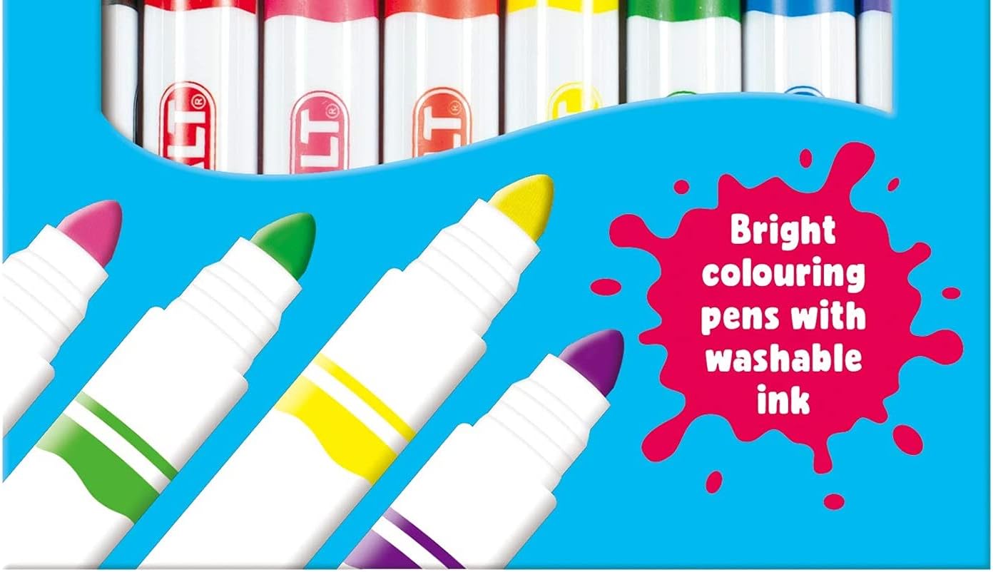 Galt 8 Chunky Washable Pens - Arts & Crafts for Kids 3 Years+ 3