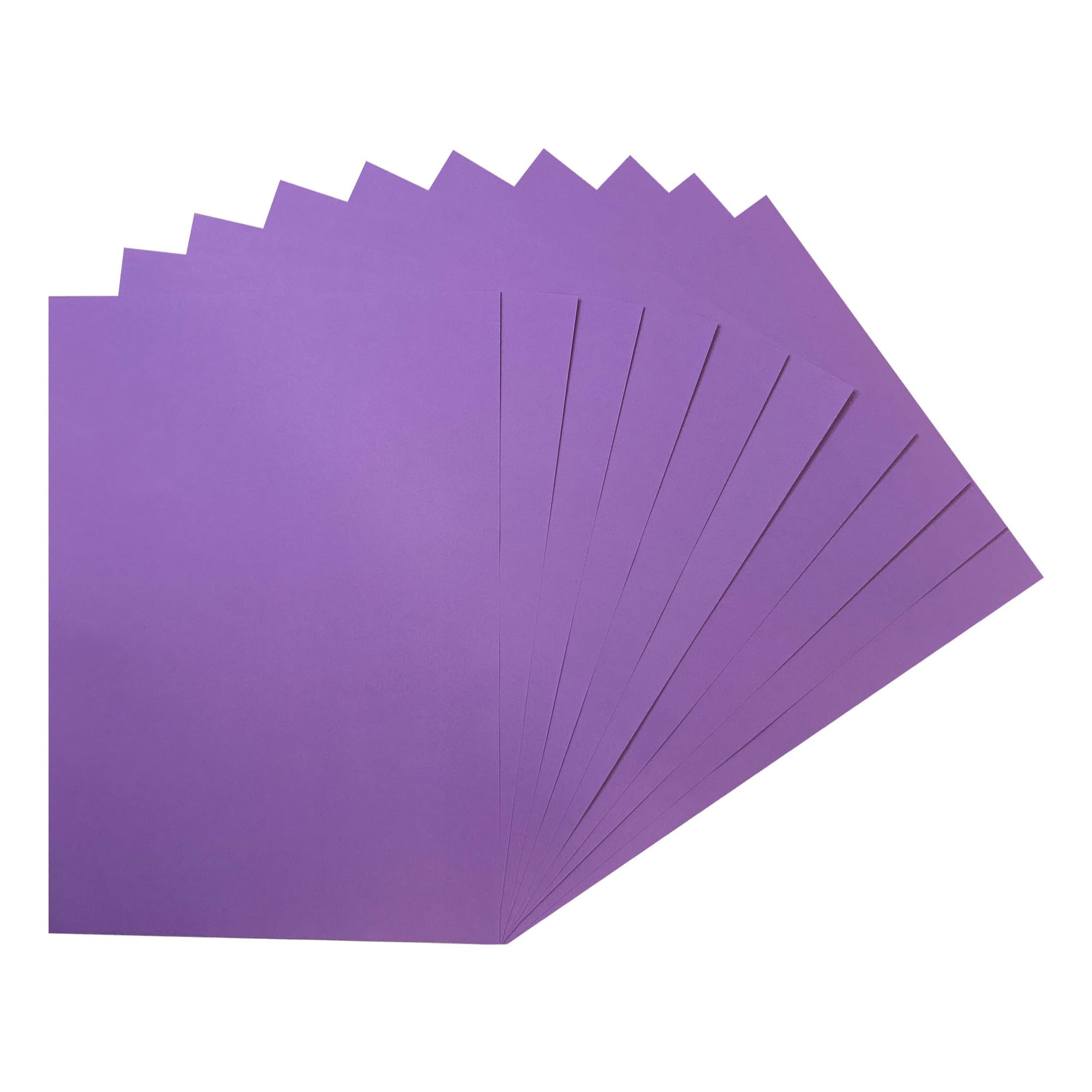 Janrax A4 Light Purple Coloured Paper 75gsm - 100 Sheets for Crafts and Printing