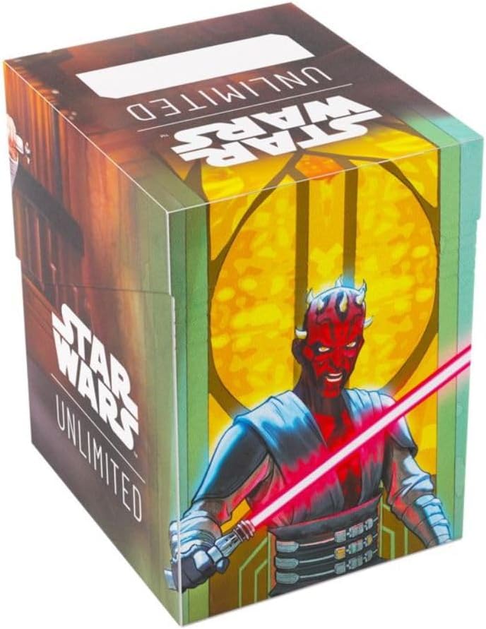 Gamegenic Star Wars Unlimited Soft Crate - Obi-Wan Kenobi/Darth Maul Deck Box with Token Storage 3