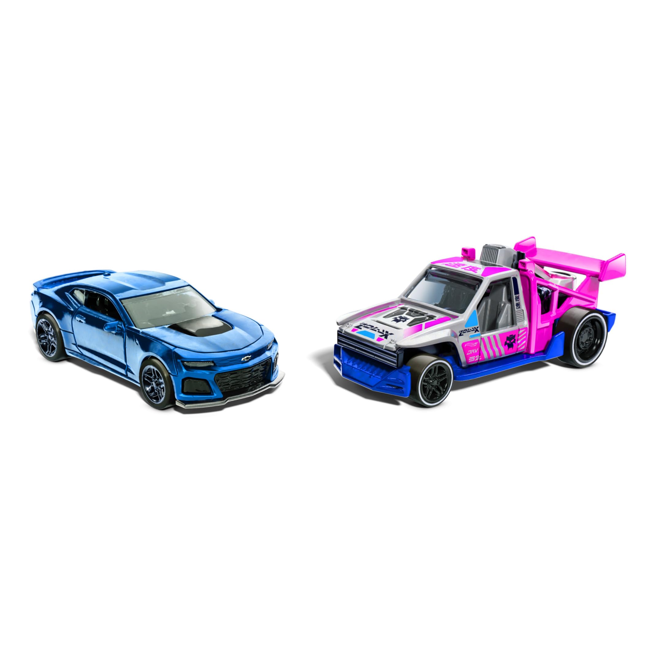 Hot Wheels Pull-Back Speeders Set of 2 Toy Cars - 1:43 Scale, Ages 3+ 6
