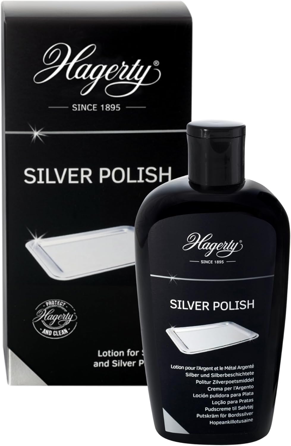 Hagerty Silver Polish - Efficient Cleaning & Tarnish Protection | 250 ml Cream 1