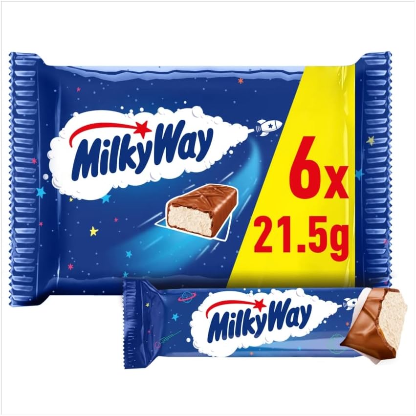 Milky Way - Multipack Milk Chocolate Bars (6 x 21.5g)