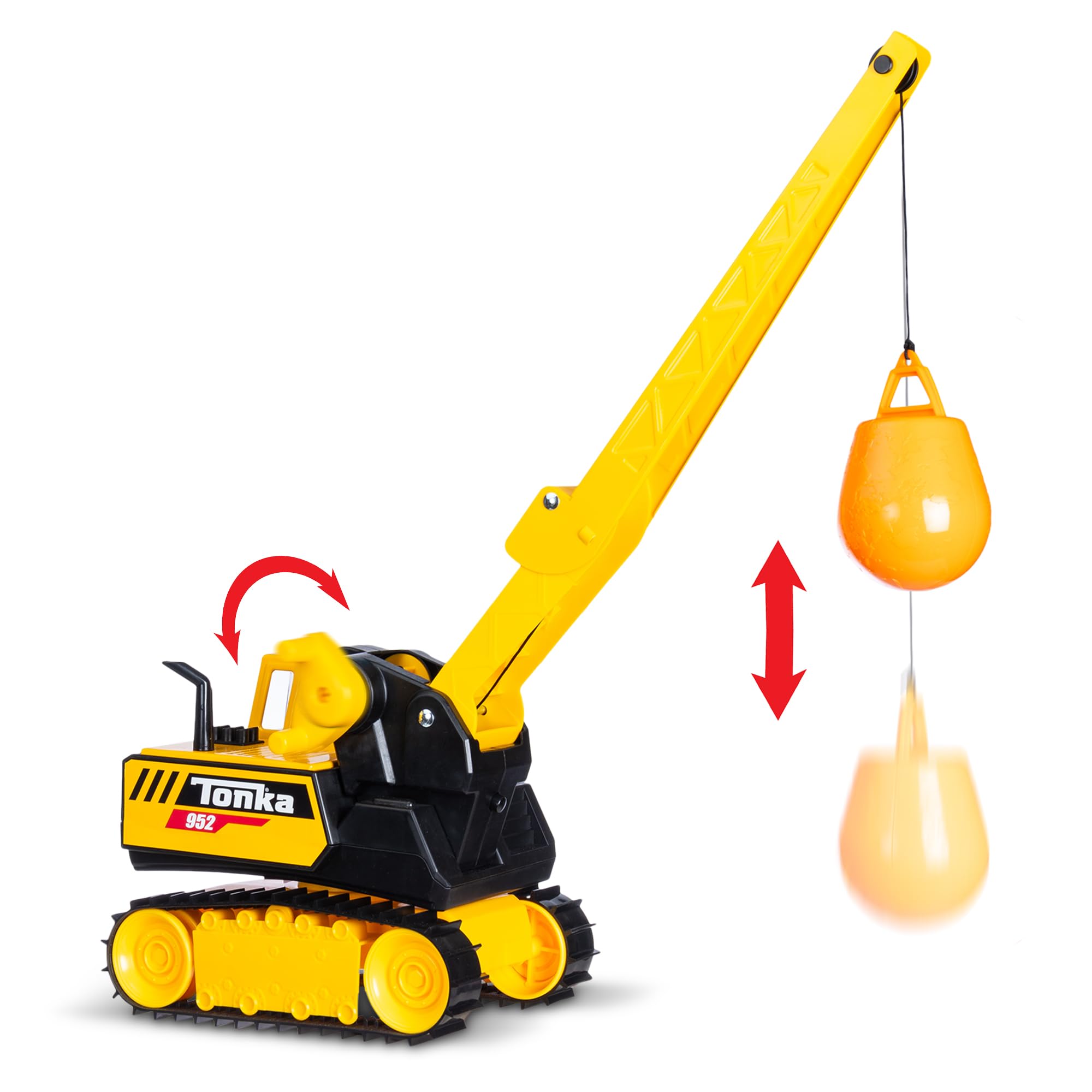 Tonka Steel Wrecking Ball - Durable Real Steel Construction Toy for Kids