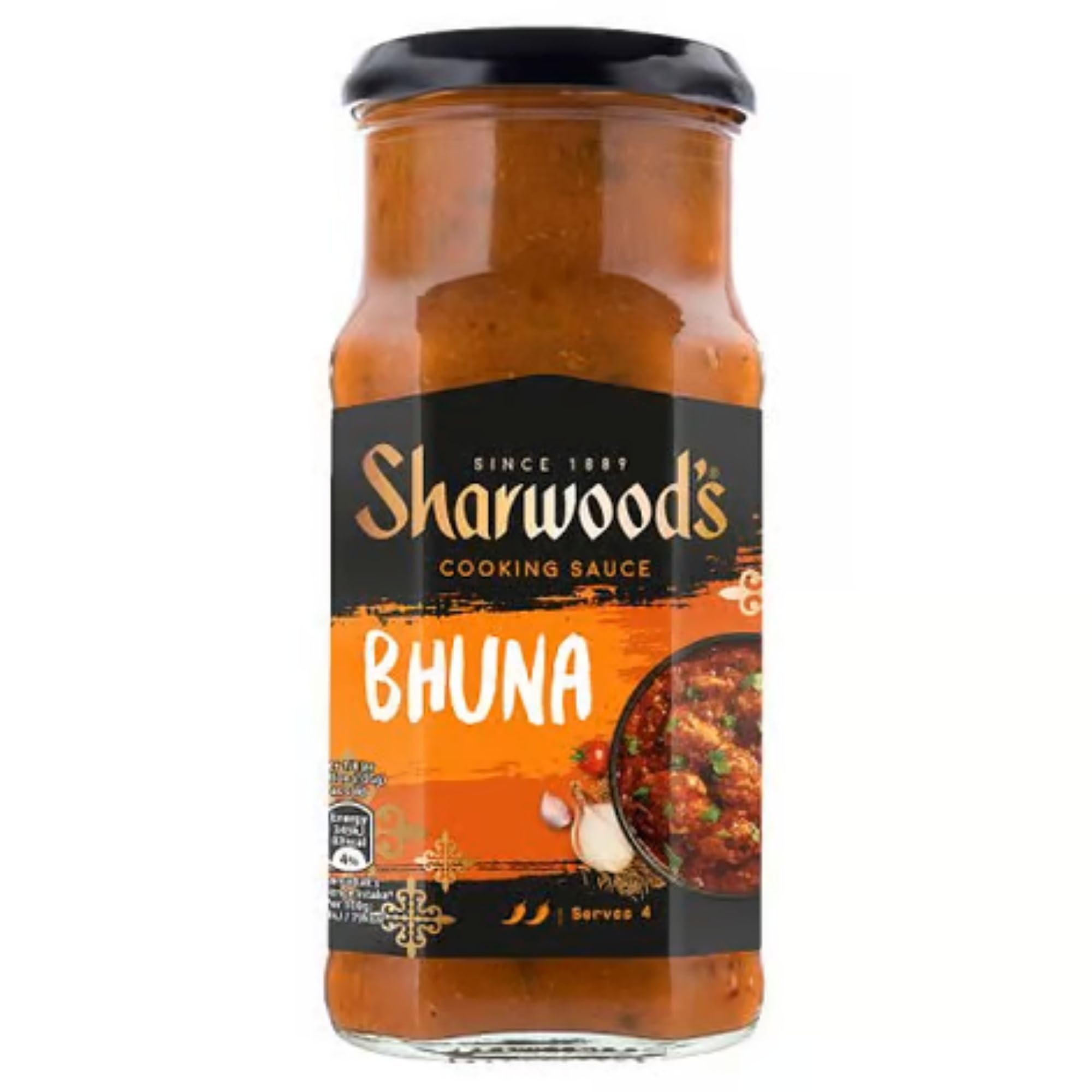 Sharwood's Indian Bhuna Sauce – Spiced Tomato & Onion Curry with Fenugreek