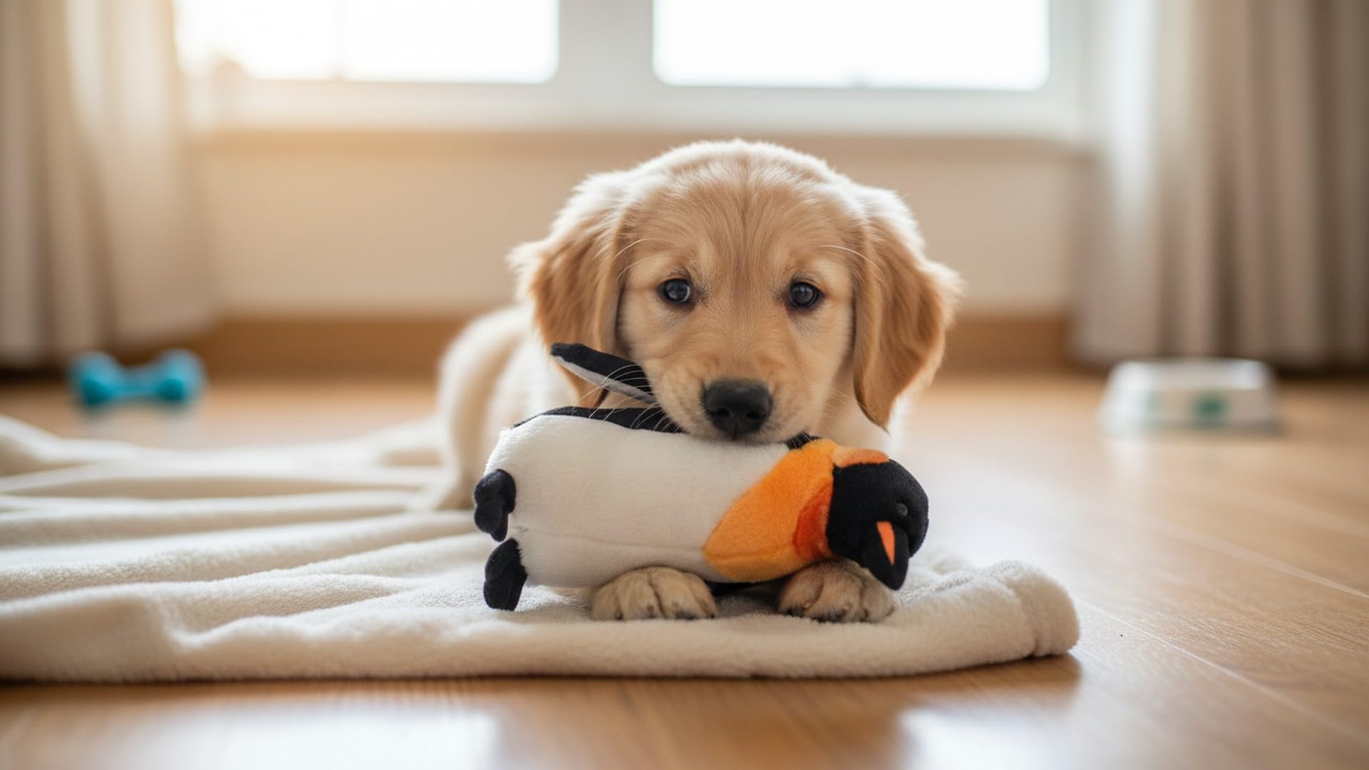 Animal Instincts Snow Mates Pedro Penguin Large Plush Dog Toy | Machine Washable | Squeaky 4