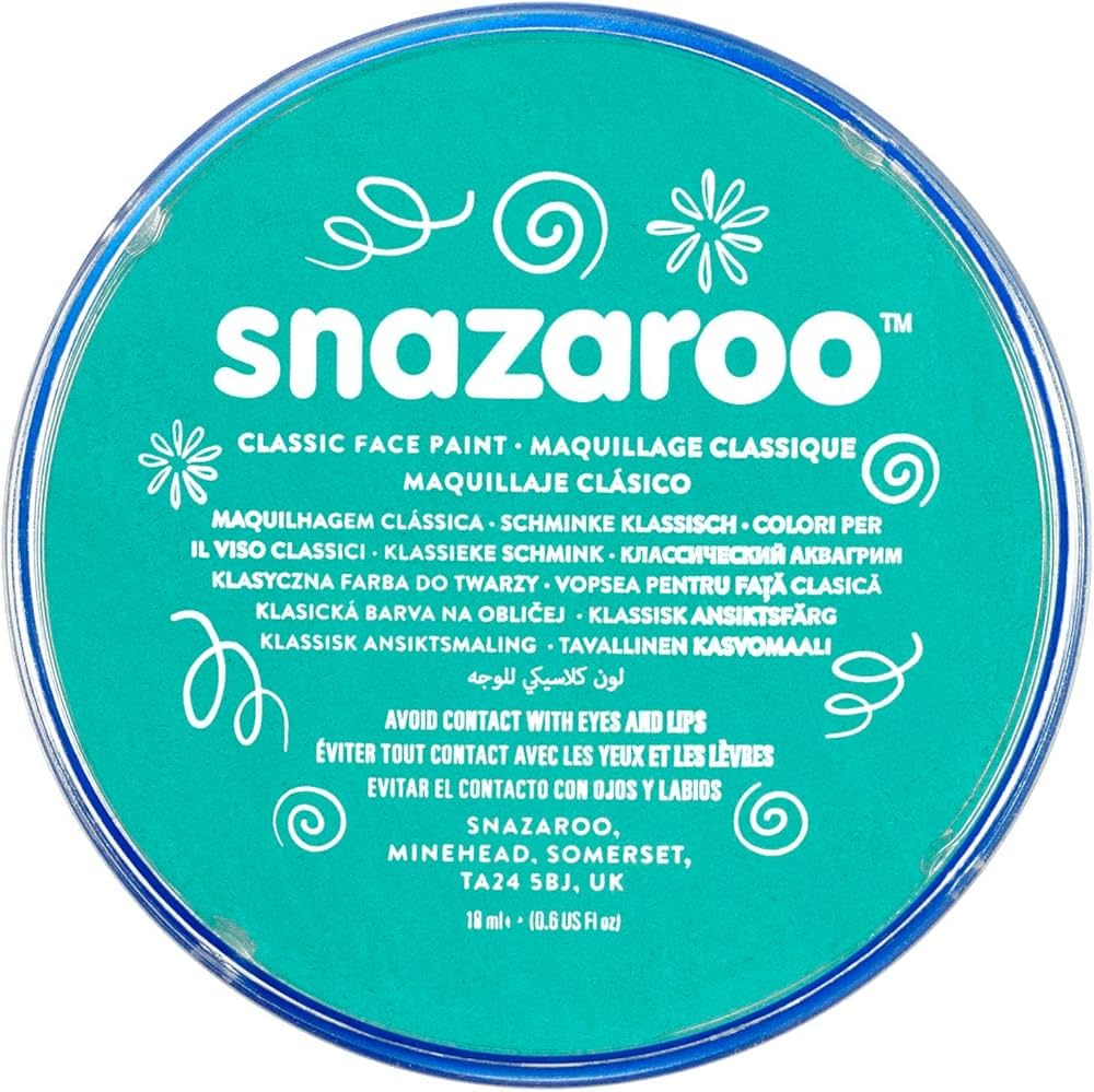 Snazaroo - Sea Blue Classic Face and Body Paint (18ml) 5