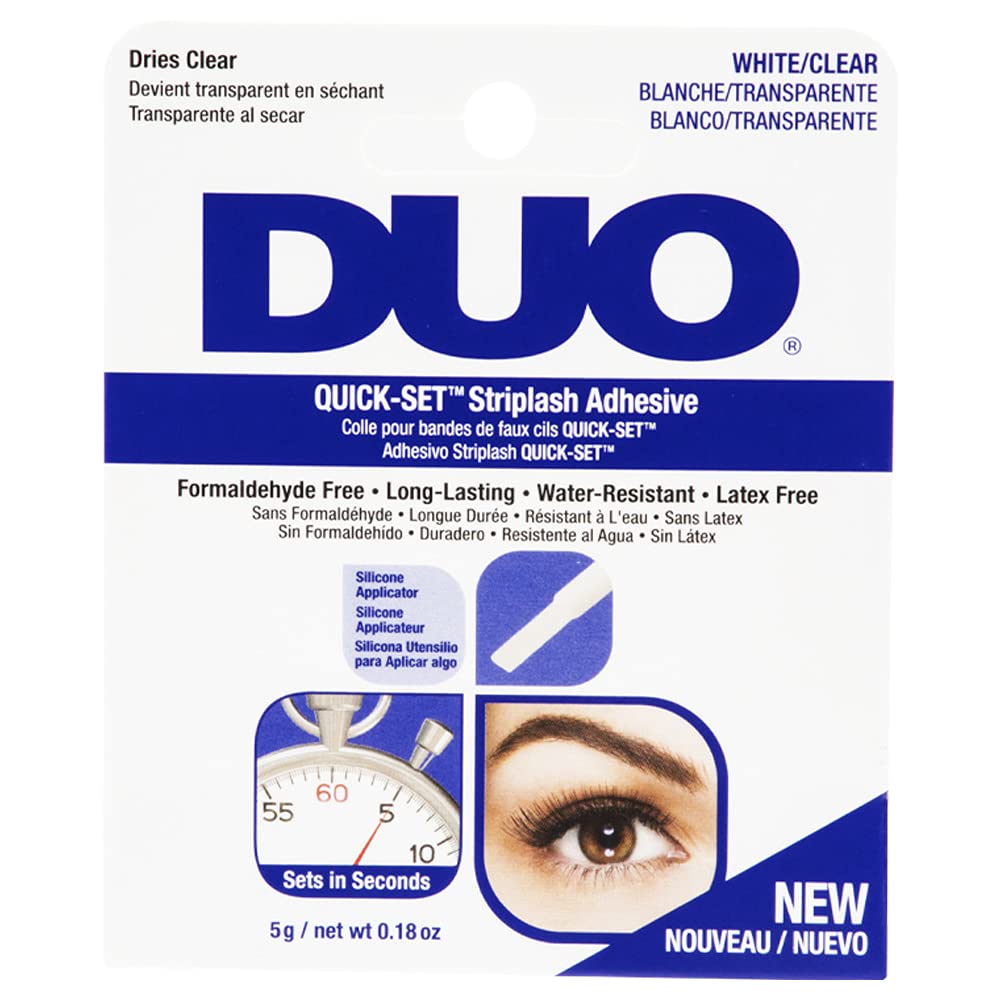 Duo Quick-Set Clear Lash Adhesive with Applicator (5g)
