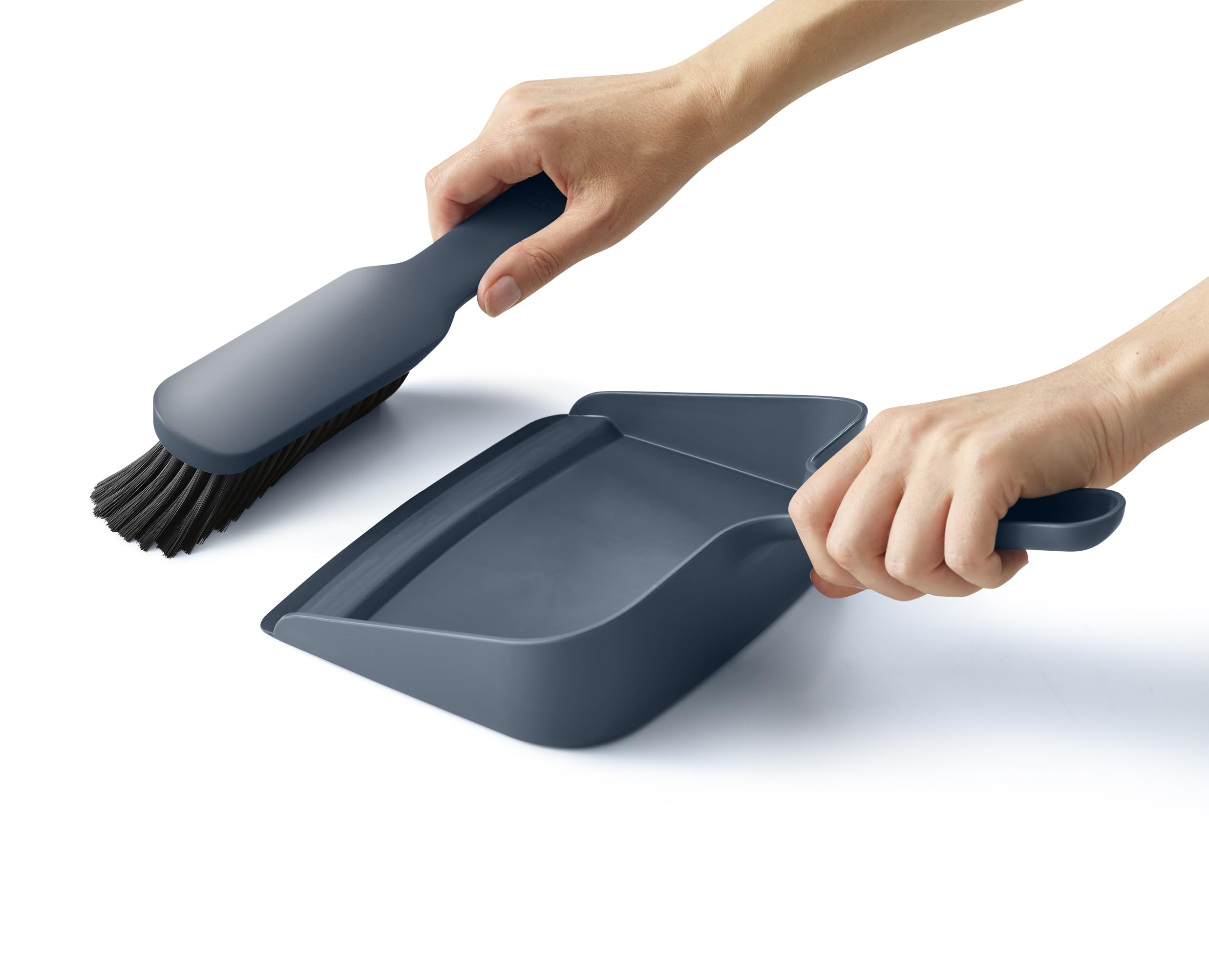 Joseph Joseph CleanStore Wall-Mounted Indoor Dustpan & Brush Set - Blue 3