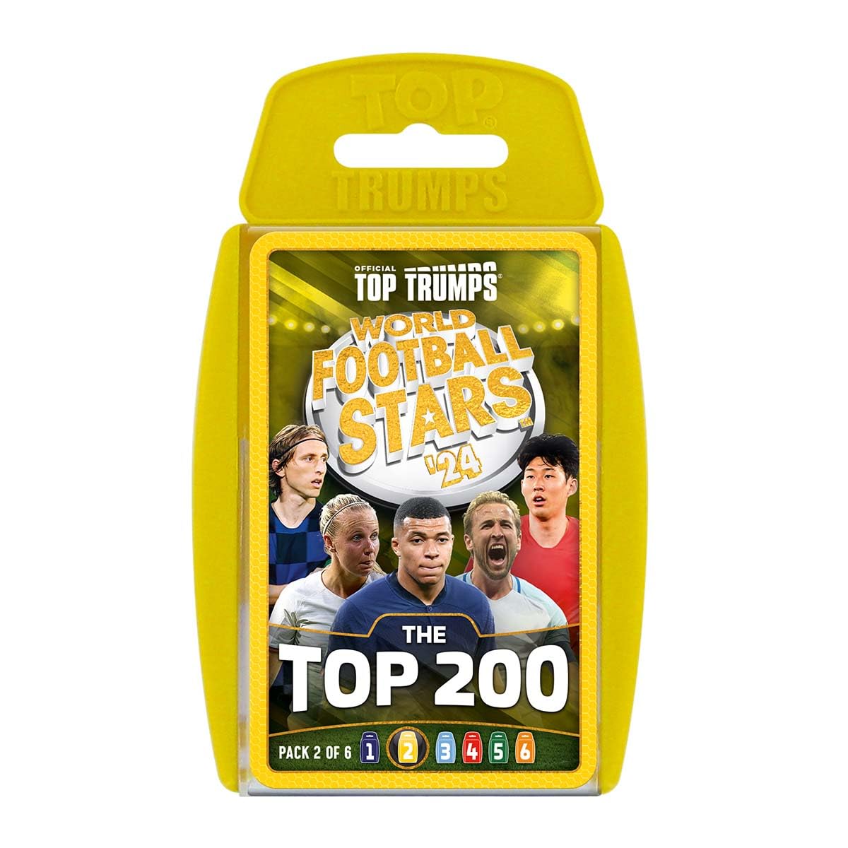 Top Trumps World Football Stars Top 200 Card Game Pack 2