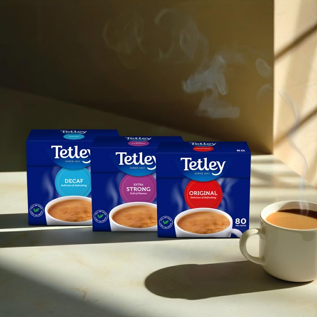 Tetley Original Tea - Black Tea Bags, 480 Bags (Pack of 6) 7