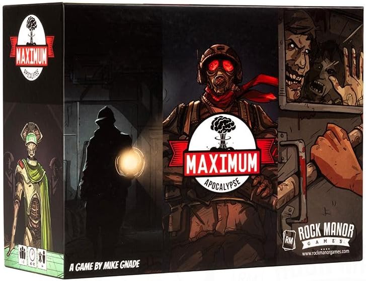 Rock Manor Games Maximum Apocalypse 2nd Edition Board Game