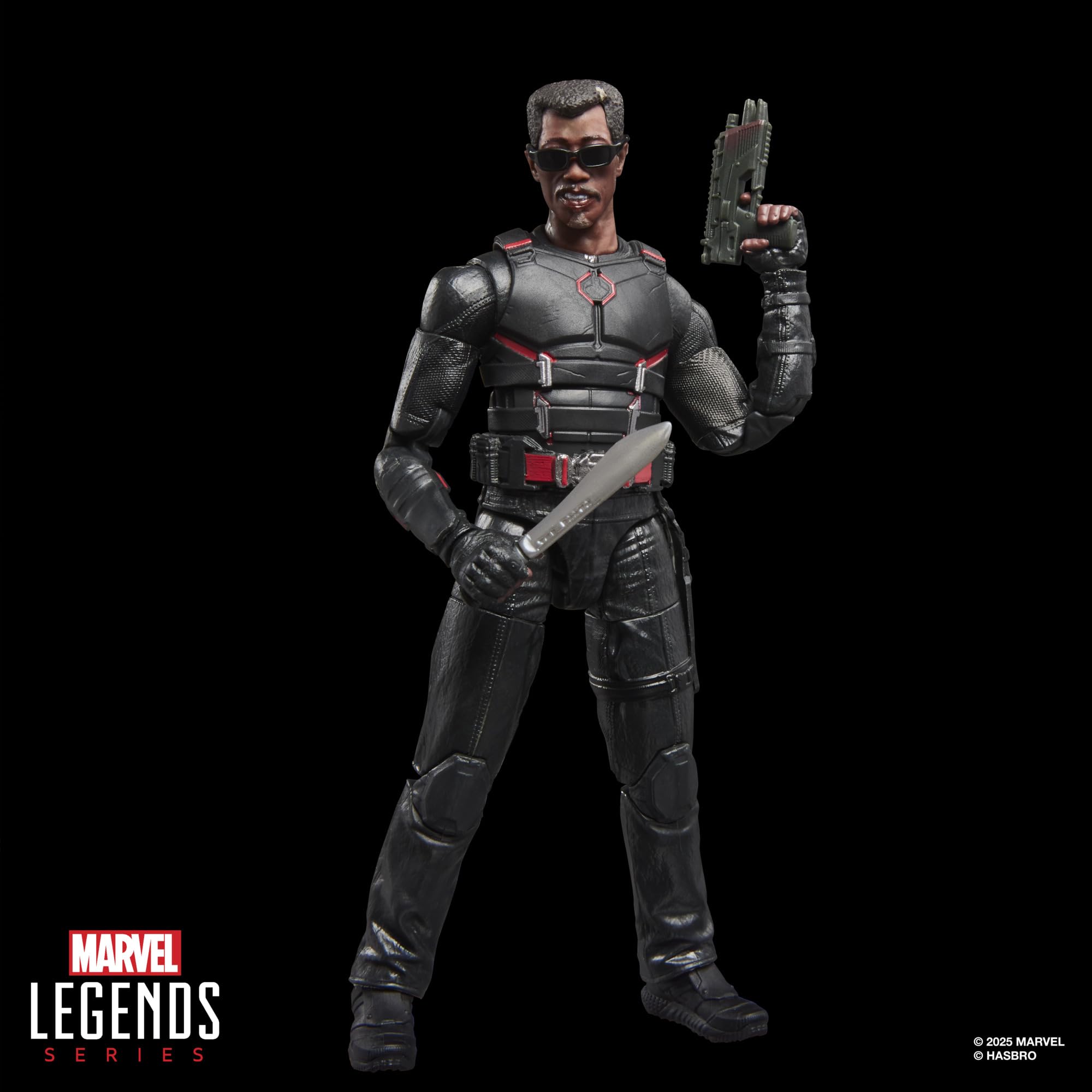 Marvel Legends Marvel's Blade Action Figure - 6-Inch Scale, 7 Accessories, Ages 14+ 3