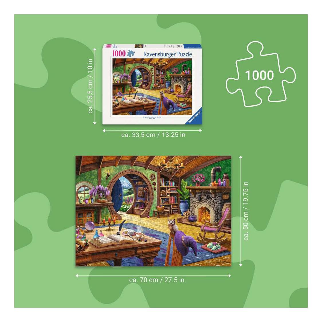 Ravensburger Charmed Cottage Jigsaw Puzzle - 1000 Pieces | Glare-Free Finish | FSC Certified 3