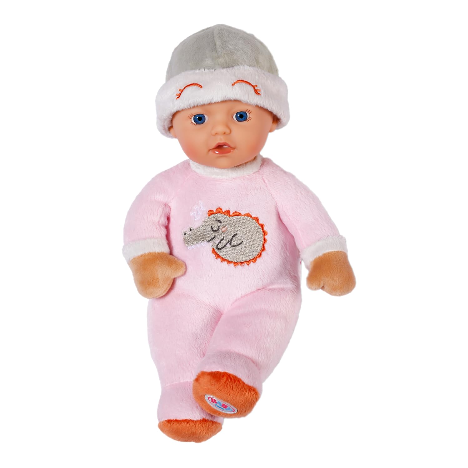 BABY born for Babies Soft Doll Sleepy Rose 30cm with Integrated Rattle | Washable