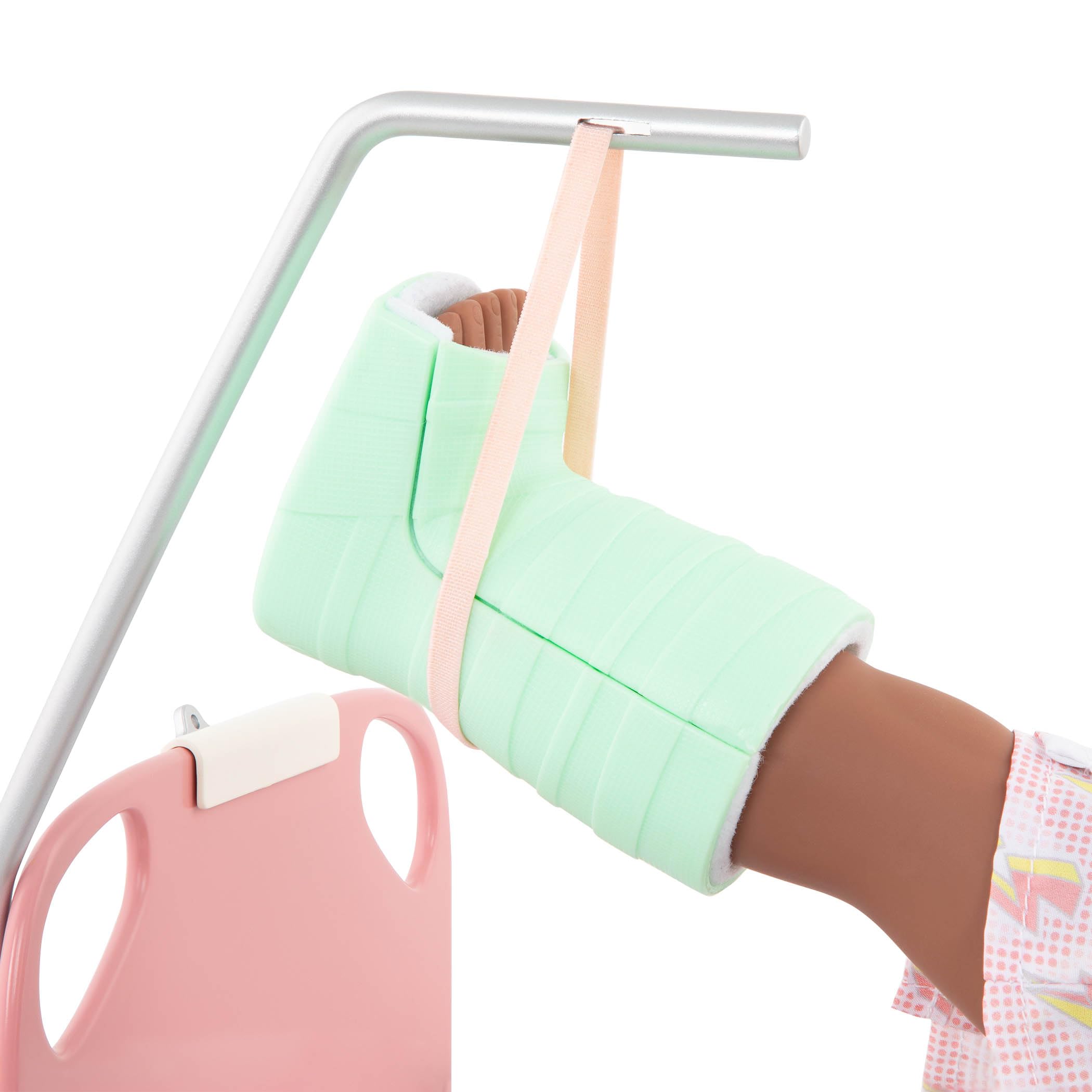 Our Generation Get Well Bed - 40-Piece Doll Hospital Playset | Adjustable Bed | Includes Medical Accessories 5