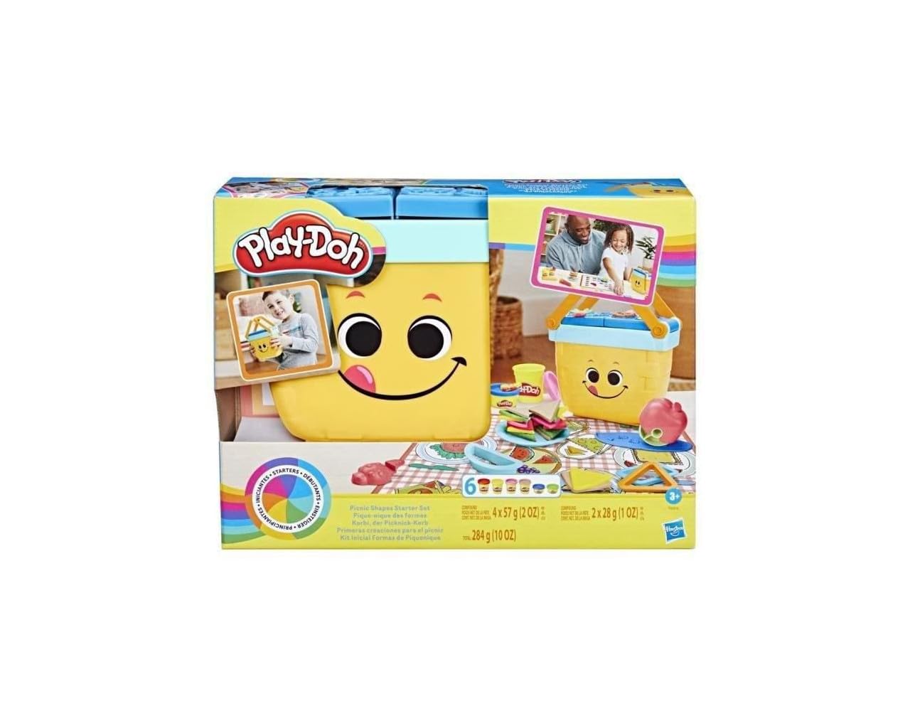 Play-Doh Picnic Shapes Starter Set - Preschool Arts & Crafts Toy for Ages 3+ 12