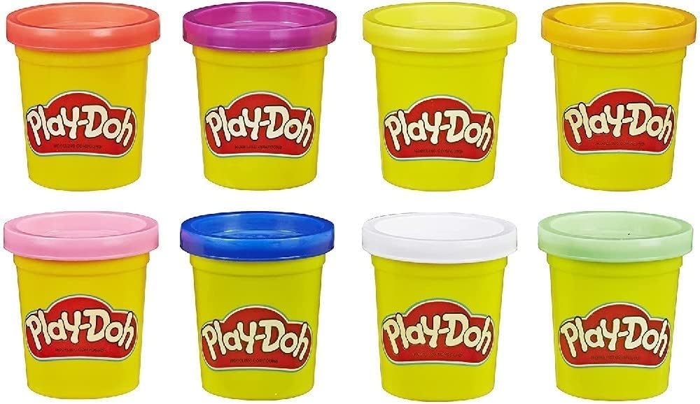 Play-Doh 8-Pack Rainbow Non-Toxic Modeling Compound with 8 Colors 9