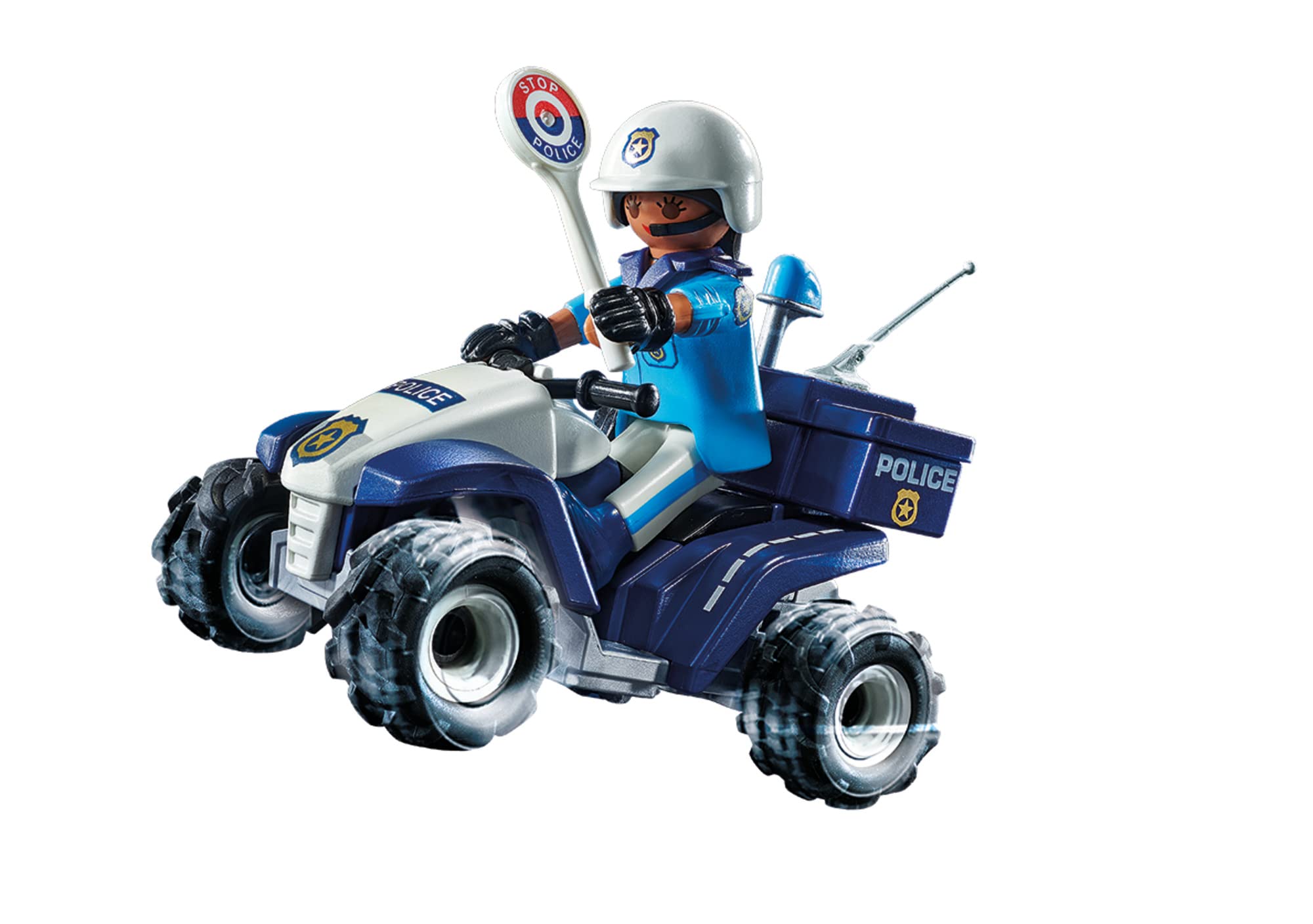 Playmobil 71092 Farm Tractor Playset with Farmer and Police Figure - Ages 4+ 7