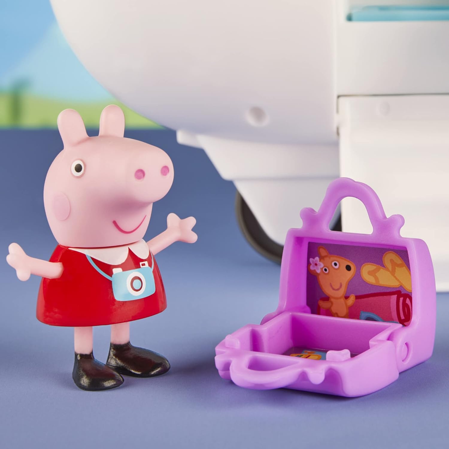 Peppa Pig F3557 Adventures Plane Playset - Rolling Vehicle with Peppa Figure, Ages 3+ 7