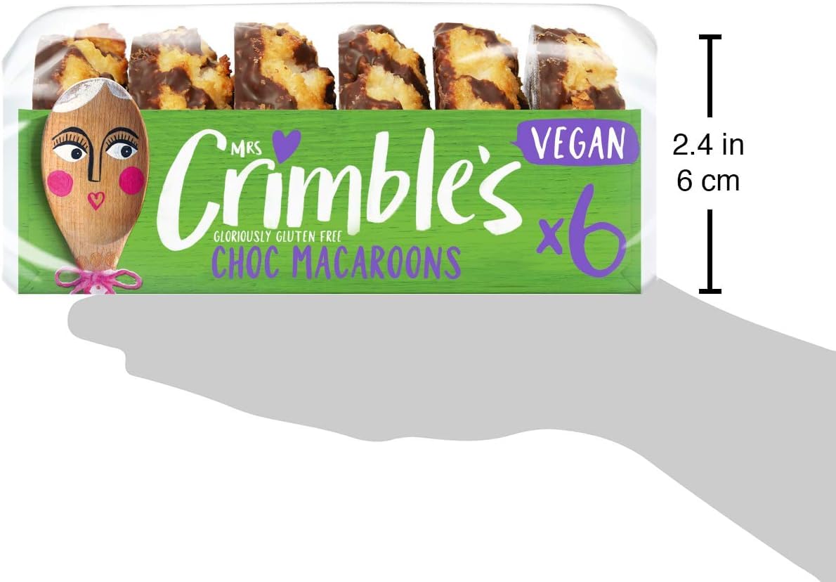 Mrs Crimble's Gluten Free Vegan Choc Covered Coconut Macaroons - 190g