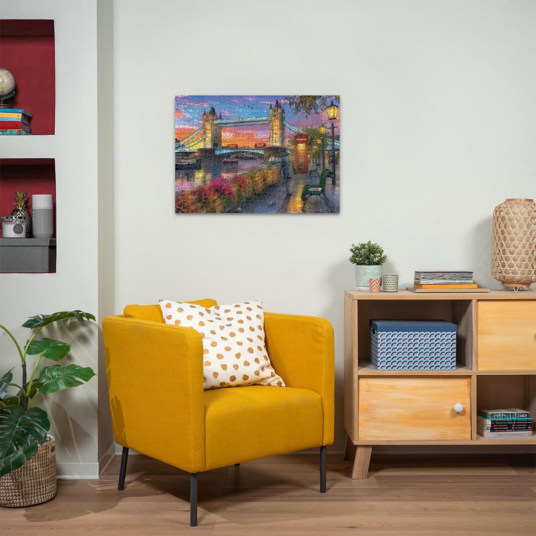 Ravensburger Tower Bridge at Sunset 1000 Piece Jigsaw Puzzle for Adults 11