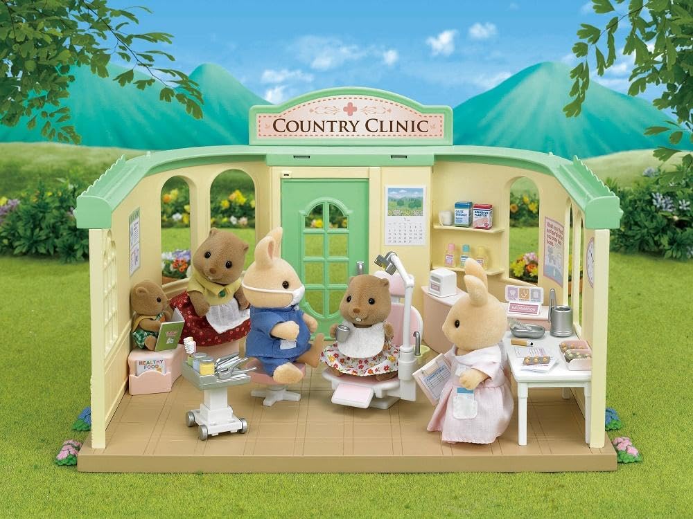 Sylvanian Families Country Dentist Set - Role Play Toy for Ages 3-10 3