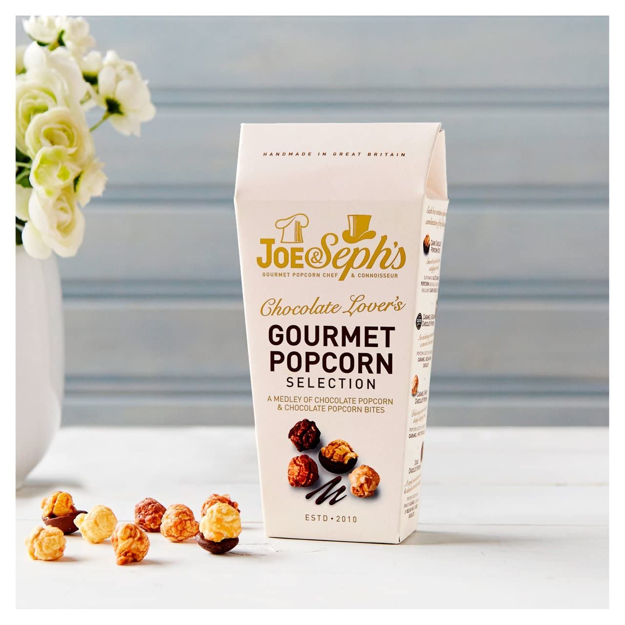 Joe & Seph's Chocolate Lovers Popcorn Selection - Gourmet Gift Box (105g)