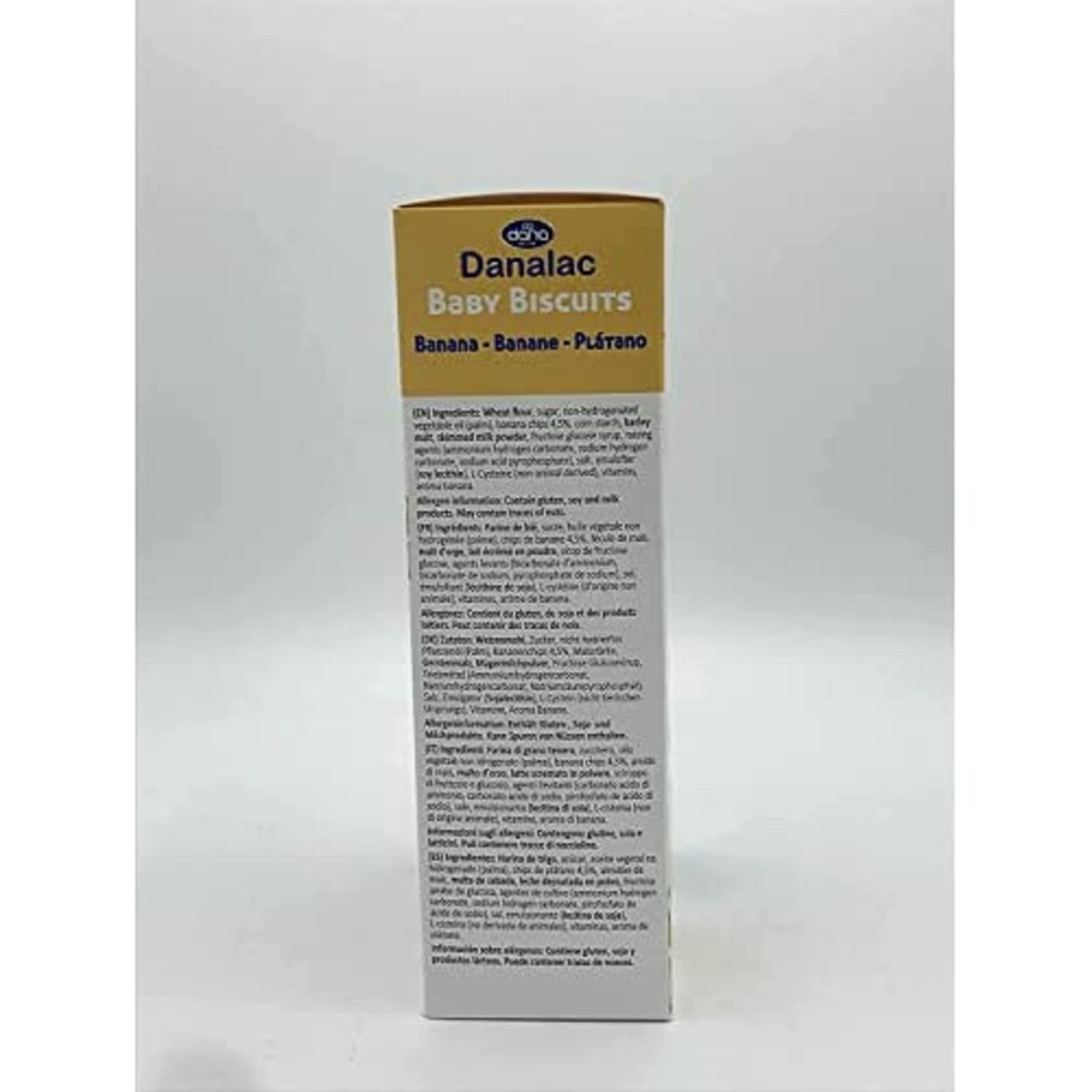 Danalac Banana Baby Biscuits 120g - Finger Food Snack for Toddlers 6+ Months 8