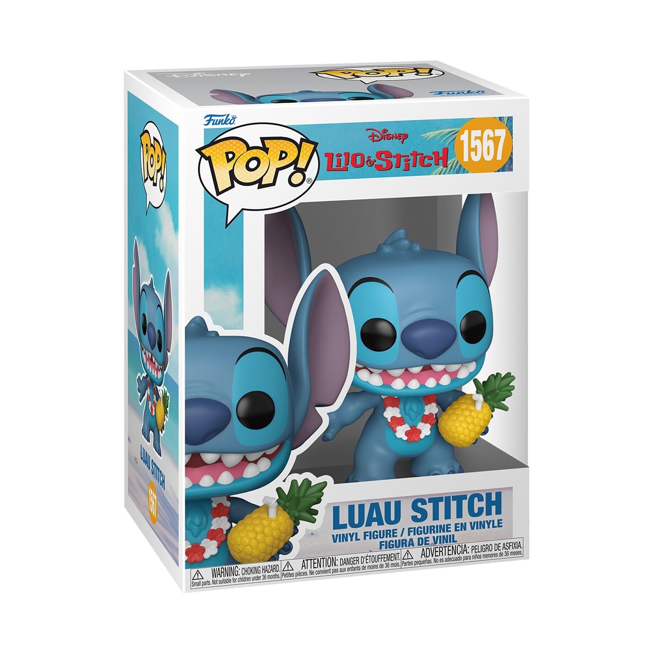 Funko Pop! Disney: Luau Stitch - Lilo and Stitch Collectable Vinyl Figure | Model 86275 1