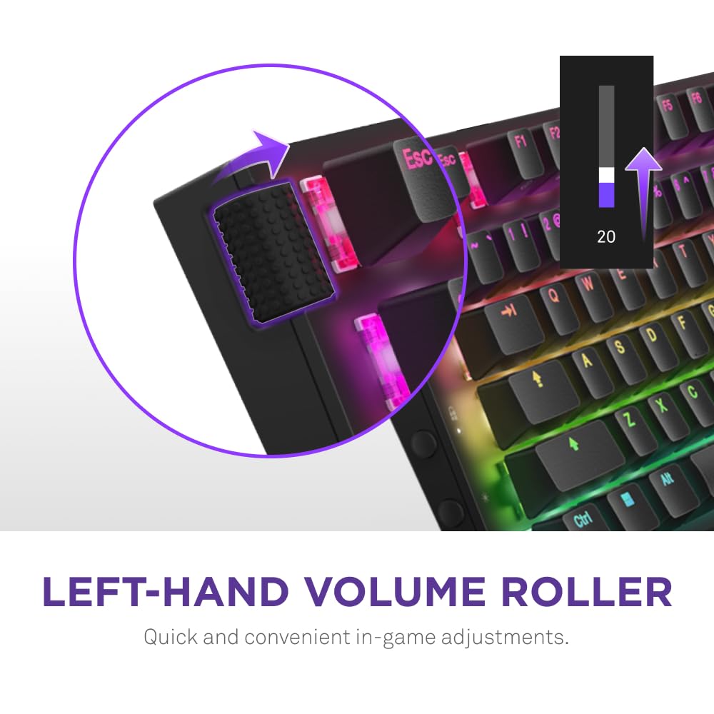 NZXT Function 2-2024 Full-Size Optical Gaming Keyboard | RGB Illuminated | Black 6