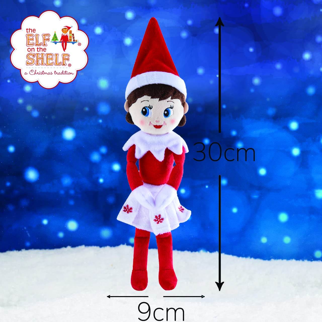 Elf on the Shelf Plushee Pal Snuggler - 12-inch Cuddly Plush Girl Elf 3